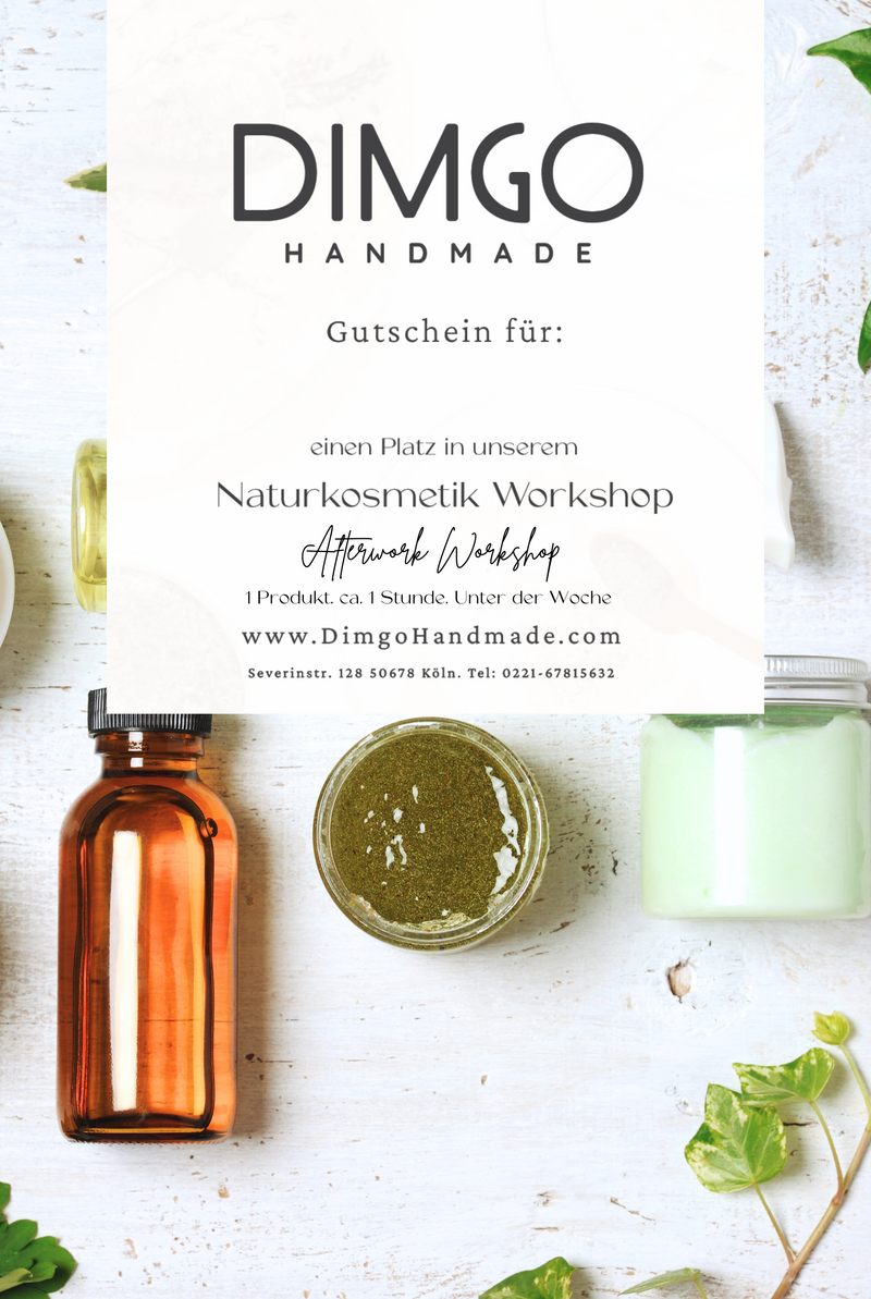 Naturkosmetik Workshop. GUTSCHEINE