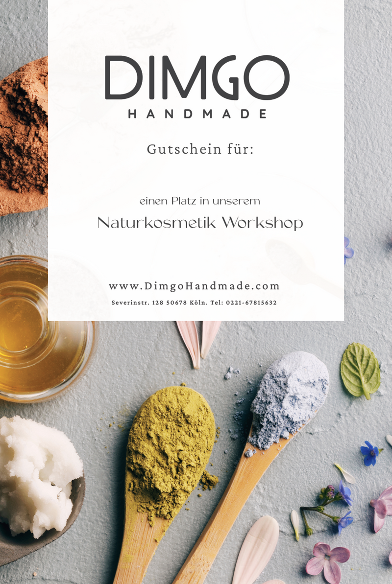 Naturkosmetik Workshop. GUTSCHEINE