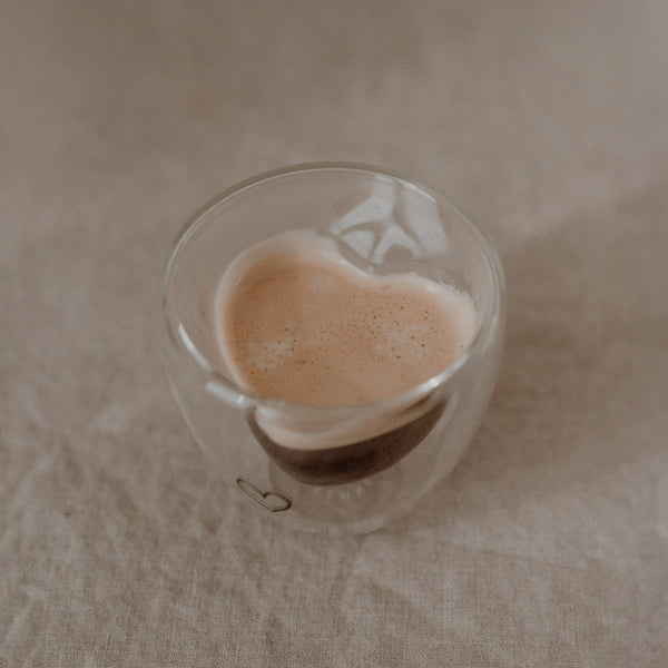 EULENSCHNITT Herzglas Espresso