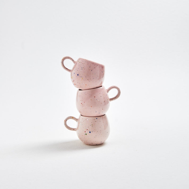 Handgemachte Konfetti Tasse EGG BACK HOME