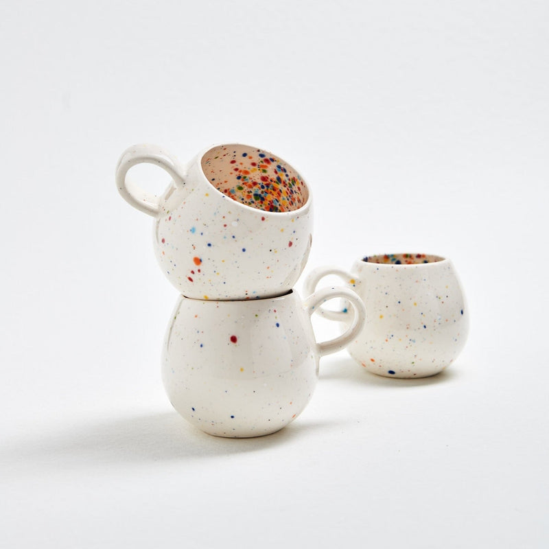 Handgemachte Konfetti Tasse EGG BACK HOME